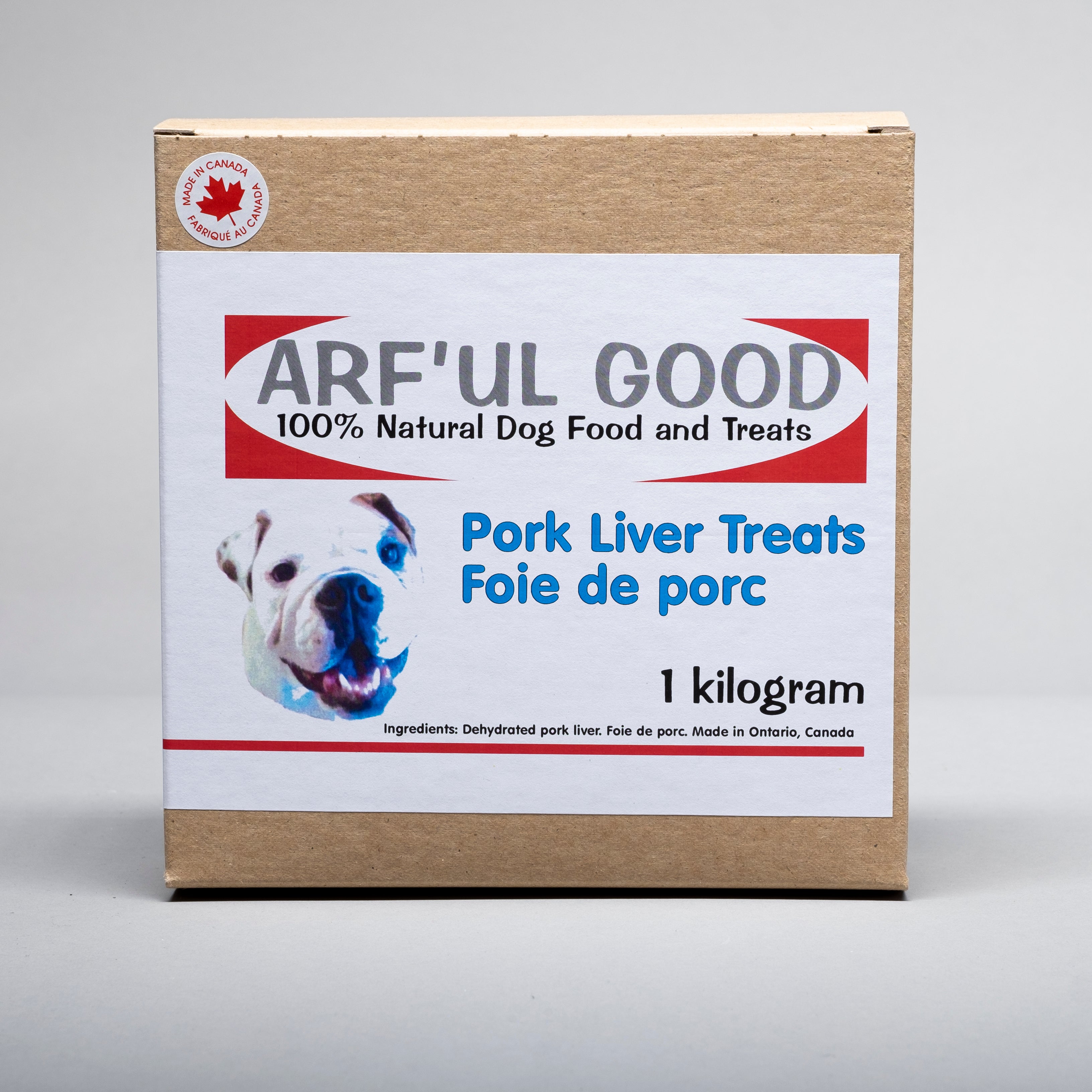 Pork Liver Treats – 1 kilogram Bulk Box package