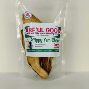 Dehydrated yam chews 200 gram bag
